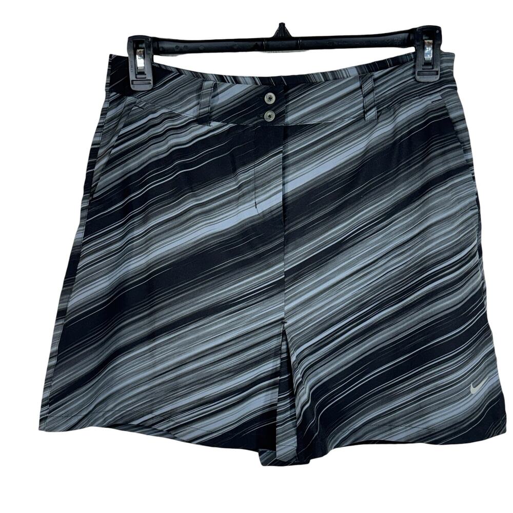 Nike Golf Hyper Speed SZ 8 (Medium) Skort Stripe Tech Zip-Fly Stretch Dri-Fit